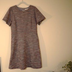LOFT Multi-Color A-Line Dress